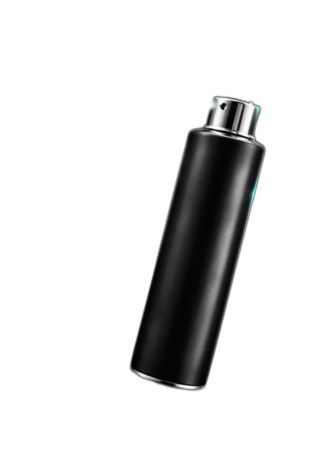 Hairspray can spraying chairOS logo animation